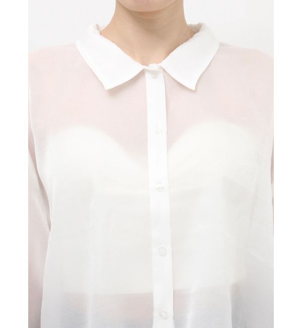 GYDA「Gemyntar bijou SHEERシャツ」|シャツ・ブラウス|