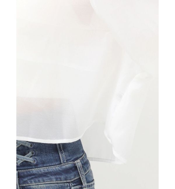 GYDA「Gemyntar bijou SHEERシャツ」|シャツ・ブラウス|