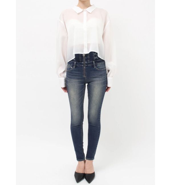 GYDA「Gemyntar bijou SHEERシャツ」|シャツ・ブラウス|