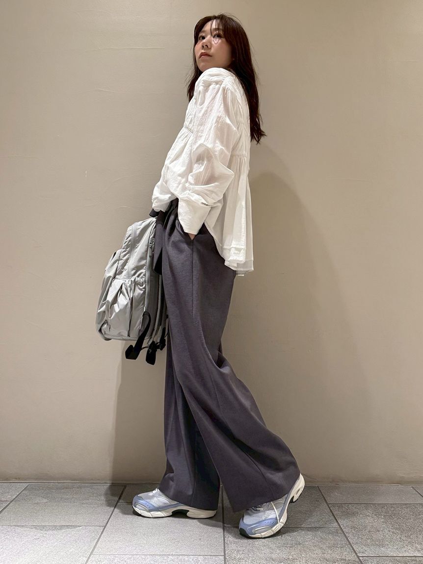 emmi atelier「コットンギャザーブラウス【アンサンブル対応】」|シャツ・ブラウス|