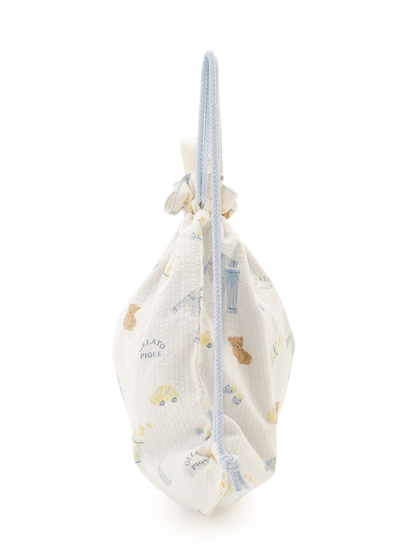 GELATO PIQUE KIDS & BABY「【KIDS】パジャマパーティー柄巾着バッグ」|トートバッグ|