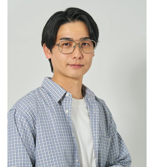  「ウェリントン型 メガネ | メタル 高級感  度あり 度なし メンズFASHION レンズ交換券付」|メガネ|