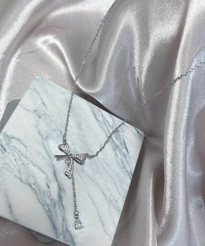 BACKYARD FAMILY「ネックレス レディース シンプル 通販 ペンダント リボンネックレス リボン レディースジュエリー」|その他|