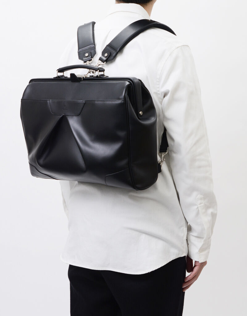 master-piece「tact leather ver. 2WAYバックパック」|リュック|クロ