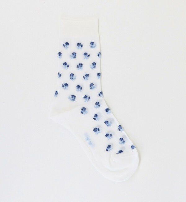 UNITED ARROWS「＜FALKE＞FLOWERS ソックス」|ソックス|WHITE