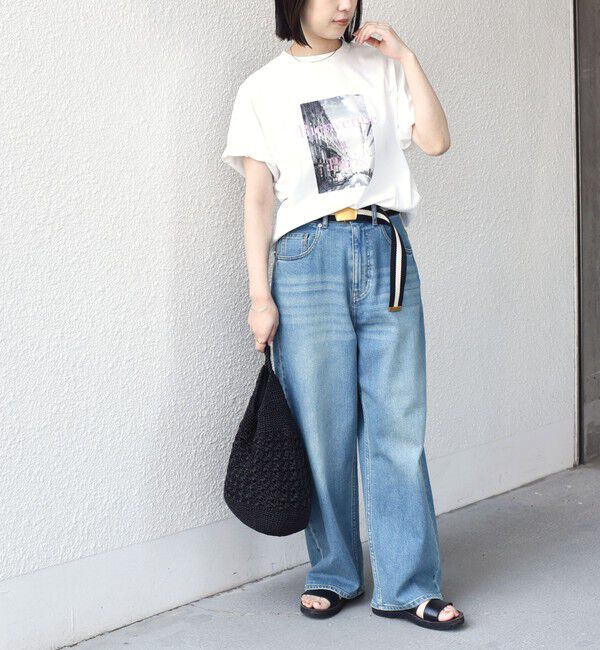 SHIPS Colors 「《追加予約》SHIPS Colors:〈接触冷感・UVカット〉PARIS フォト TEE◆」|Tシャツ・カットソー|