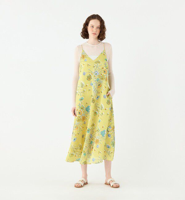 Ballsey「【別注】manipuri for Ballsey Collage Bloom キャミソールワンピース」|ワンピース|