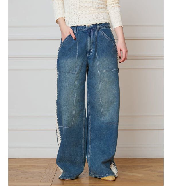 IENA LA BOUCLE「SEA NEW YORK シー ニューヨーク STASIA デニム ジーンズ SS26-106」|デニム|