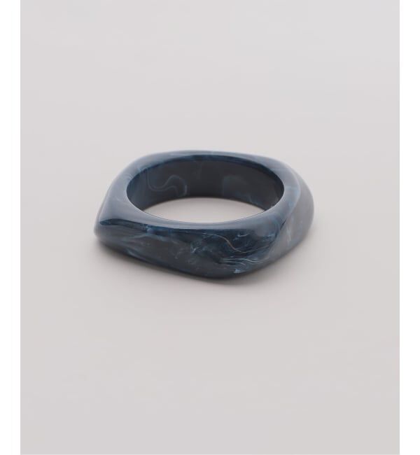 journal standard L'essage「CRYSTAL HAZE/クリスタル ヘイズ Jelly Bangle Navy バングル」|ブレスレット・バングル|