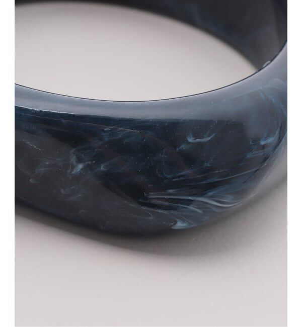 journal standard L'essage「CRYSTAL HAZE/クリスタル ヘイズ Jelly Bangle Navy バングル」|ブレスレット・バングル|