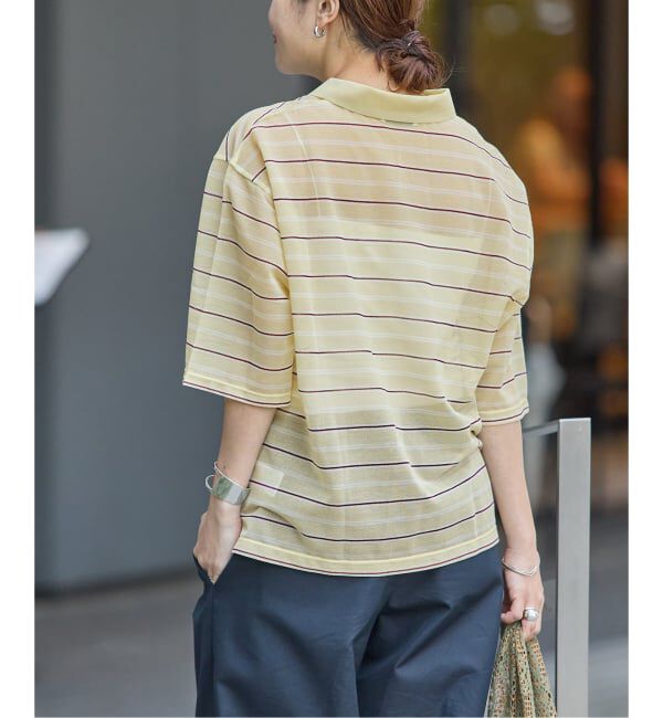 JOURNAL STANDARD「シアーカノコボーダーポロシャツ」|Tシャツ・カットソー|