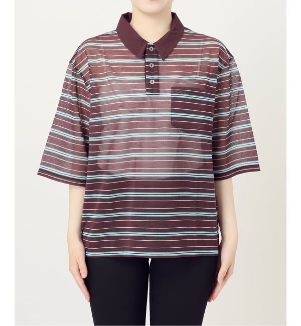 JOURNAL STANDARD「シアーカノコボーダーポロシャツ」|Tシャツ・カットソー|