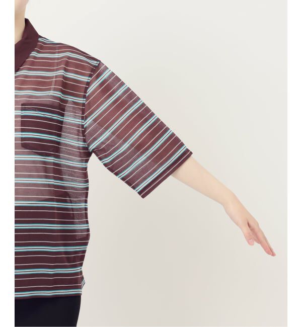 JOURNAL STANDARD「シアーカノコボーダーポロシャツ」|Tシャツ・カットソー|