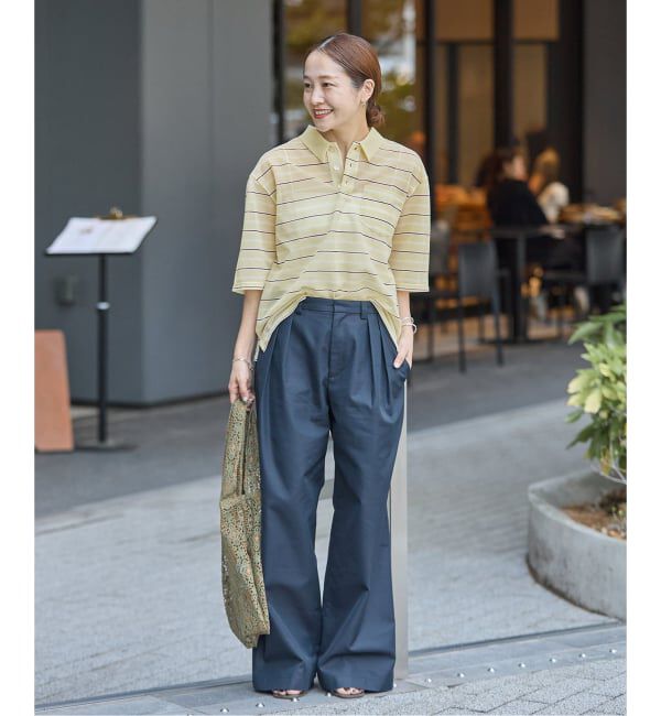 JOURNAL STANDARD「シアーカノコボーダーポロシャツ」|Tシャツ・カットソー|