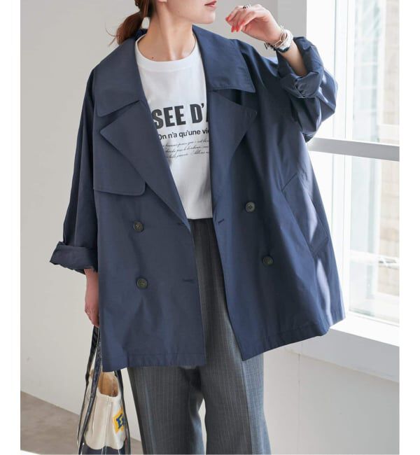 Spick and Span「《新色有り / 追加》C/Pミドル丈トレンチコート」|トレンチコート|