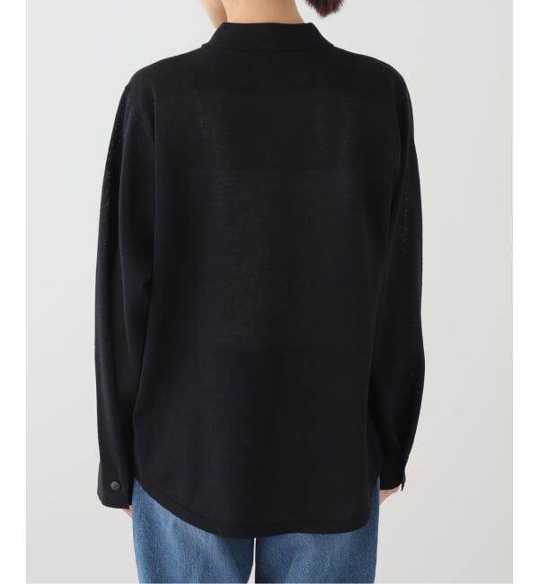 FRAMeWORK「MEIAS LINEN CHAMBRAY KNIT シャツ」|ニット・セーター|