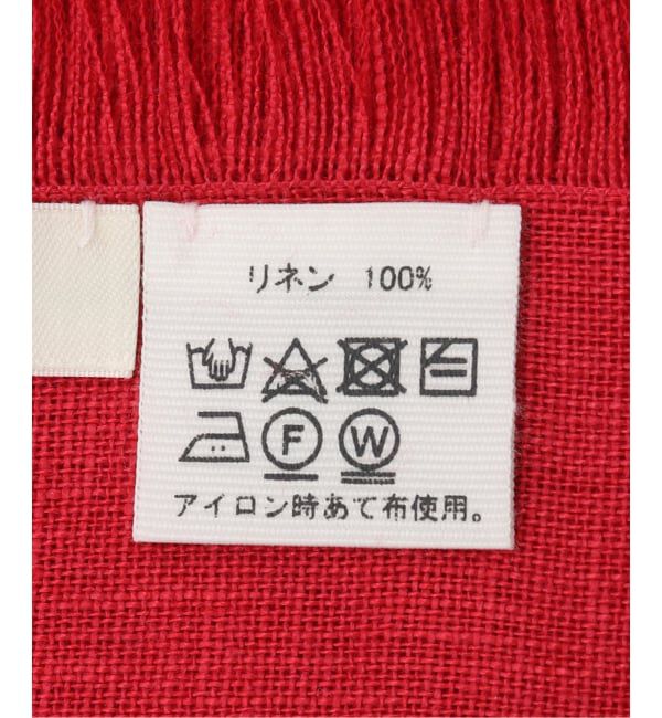 FRAMeWORK「ASAUCE MELER/アソースメレ オーガニックリネンドライキャンバススクエア100」|ストール|