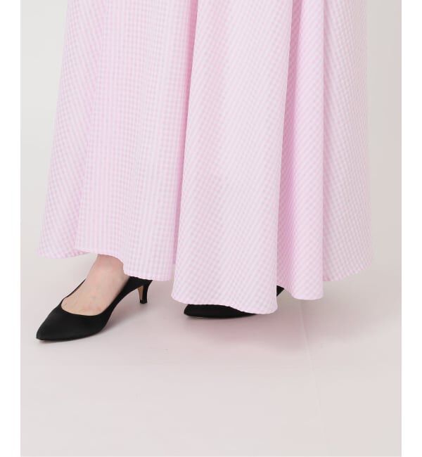 Spick and Span「《予約》Higuchi*S ギンガムサッカースカート」|スカート|