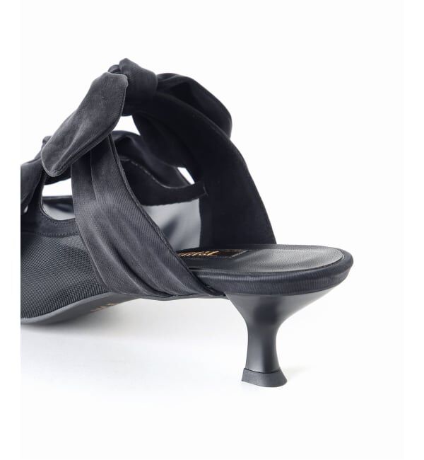 GRISE「《WEB+一部店舗限定》GRISE ポインテッド DOUBLE BOW ミュール」|パンプス|