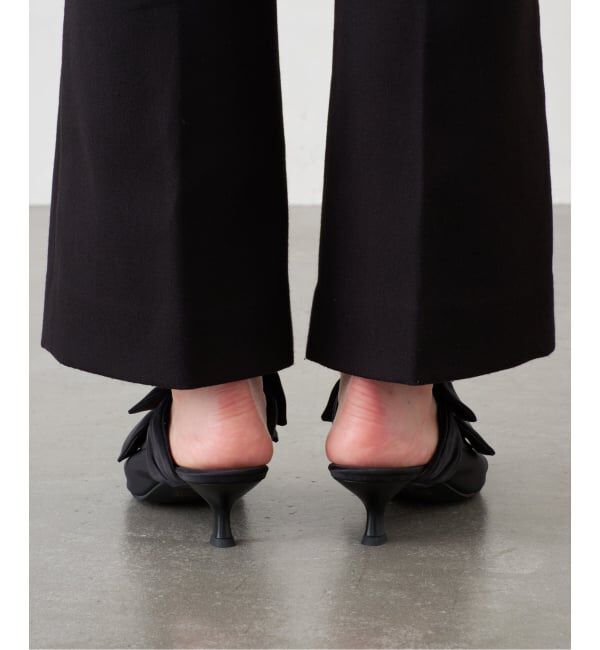 GRISE「《WEB+一部店舗限定》GRISE ポインテッド DOUBLE BOW ミュール」|パンプス|