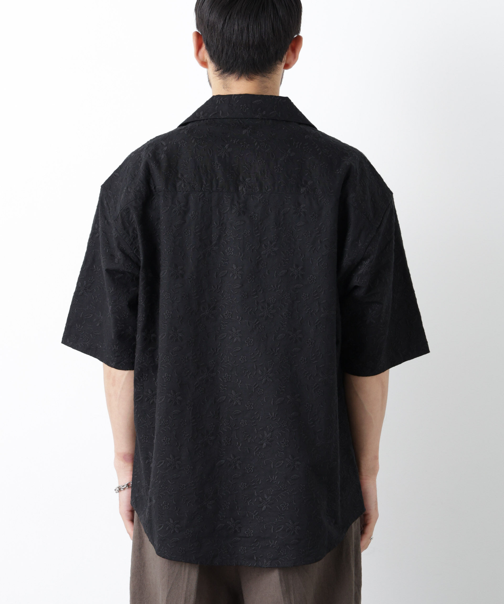nano･universe「｢OtoNANO｣&times;masoret総柄刺繍シャツ(セットアップ可)」|シャツ・ブラウス|