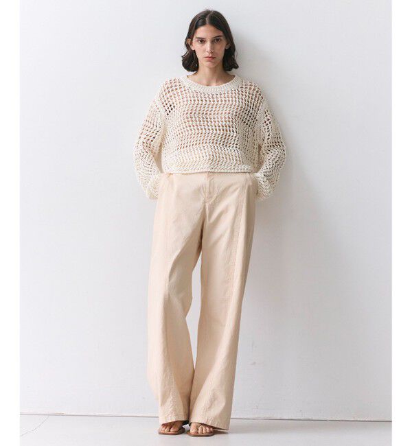 BEIGE,「【VERY掲載】PREHNA / コットンツイル カービーシームワイドパンツ」|その他|