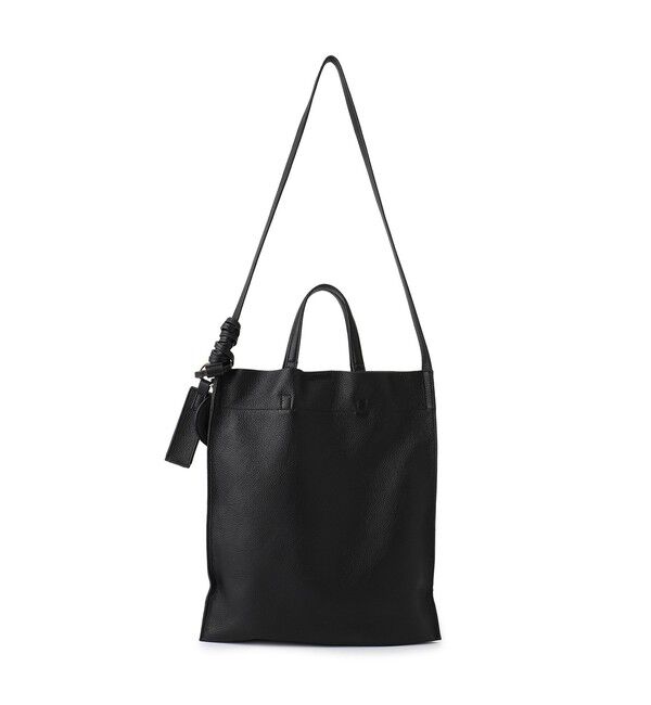 SALON adam et rope'「【W S（ドゥーブル）】チャーム付きナチュラルレザー2WAYトート」|トートバッグ|