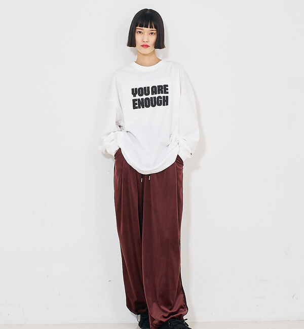 NOMINE「【ユニセックス】オーバーシルエット ロゴ ロンT」|Tシャツ・カットソー|