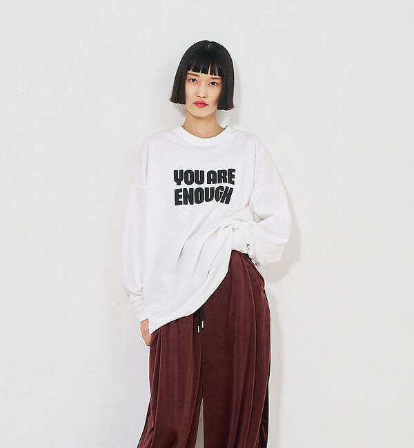 NOMINE「【ユニセックス】オーバーシルエット ロゴ ロンT」|Tシャツ・カットソー|