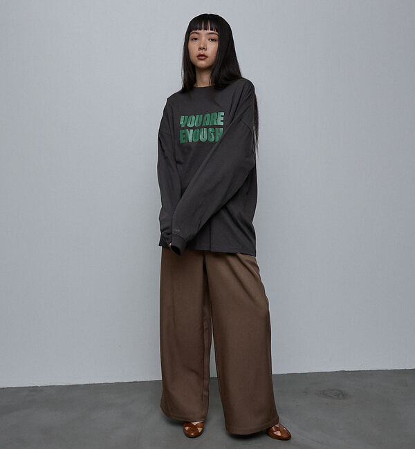 NOMINE「【ユニセックス】オーバーシルエット ロゴ ロンT」|Tシャツ・カットソー|