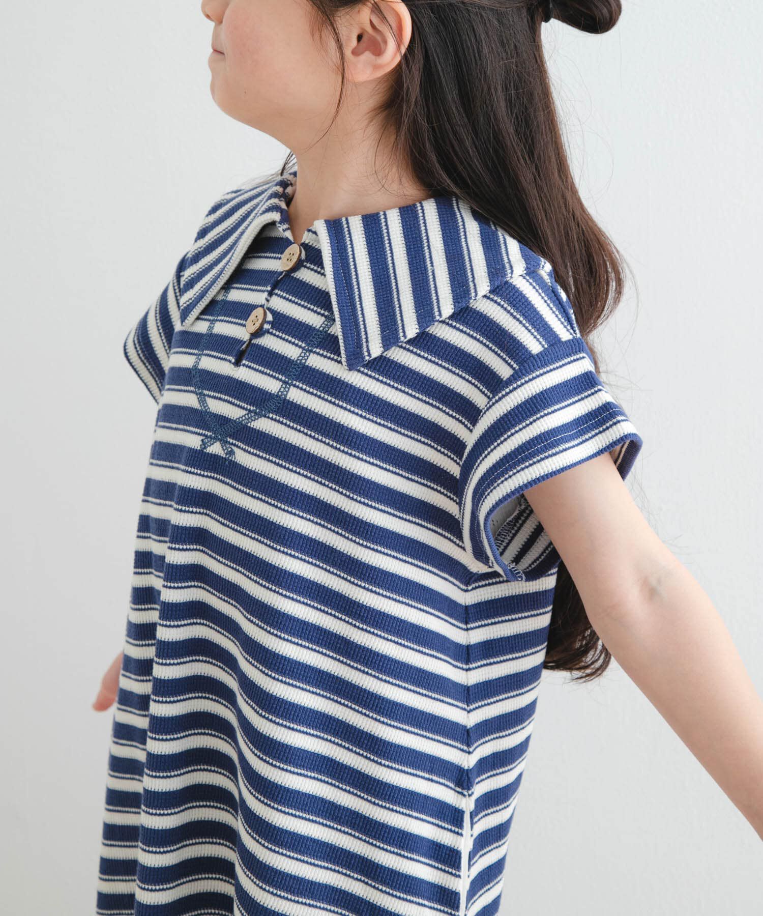 URBAN RESEARCH DOORS「『WEB/一部店舗限定サイズ』セーラーカラーカットワンピース(KIDS)」|ワンピース|