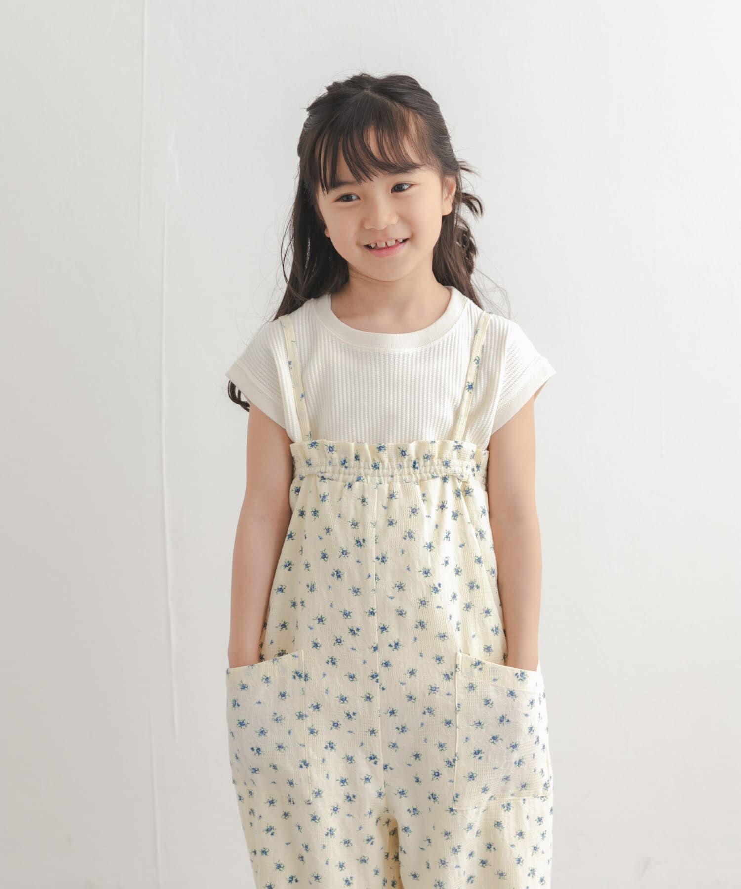 URBAN RESEARCH DOORS「フリルバギーキャミサロペット(KIDS)」|ワンピース|