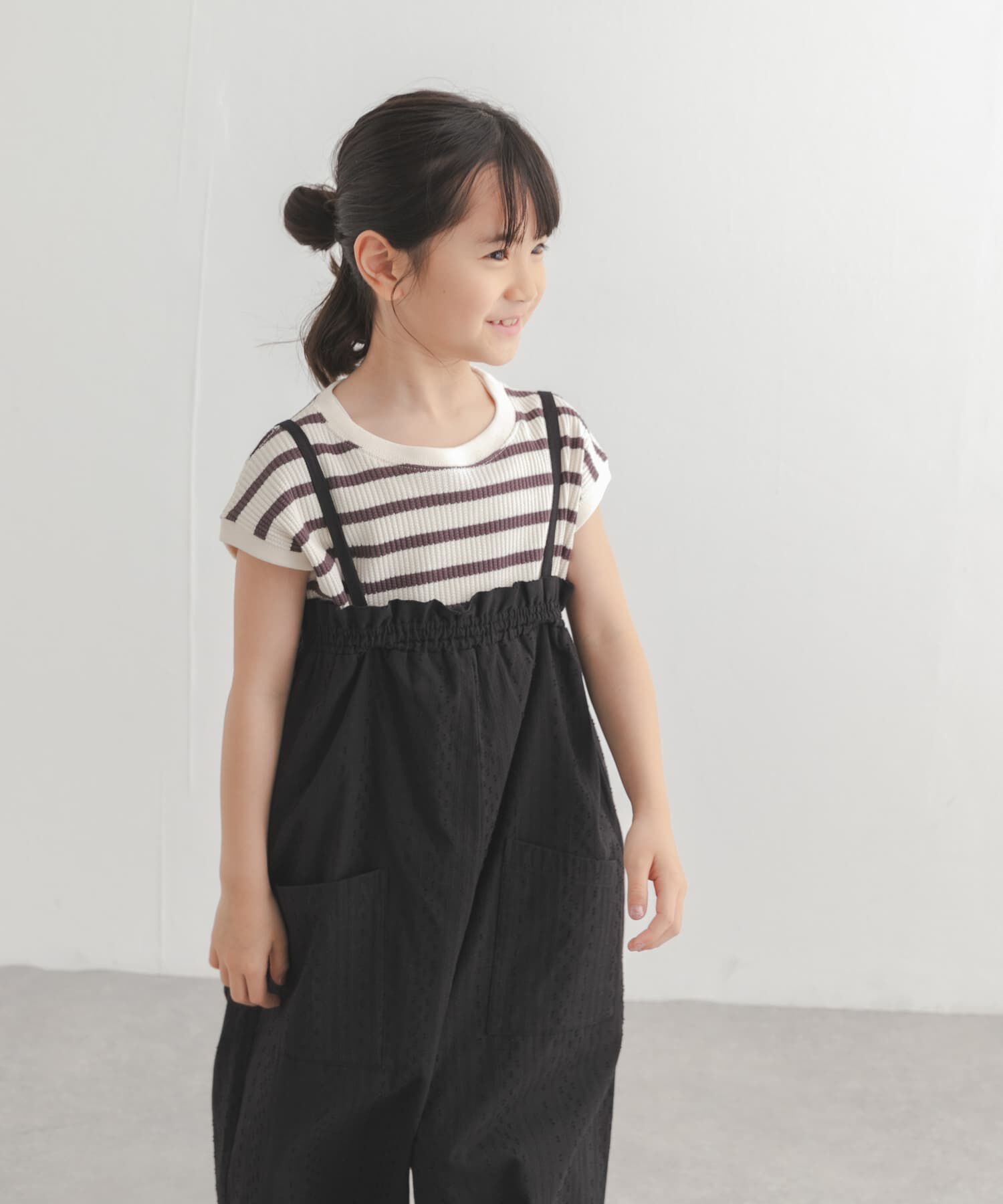 URBAN RESEARCH DOORS「フリルバギーキャミサロペット(KIDS)」|ワンピース|