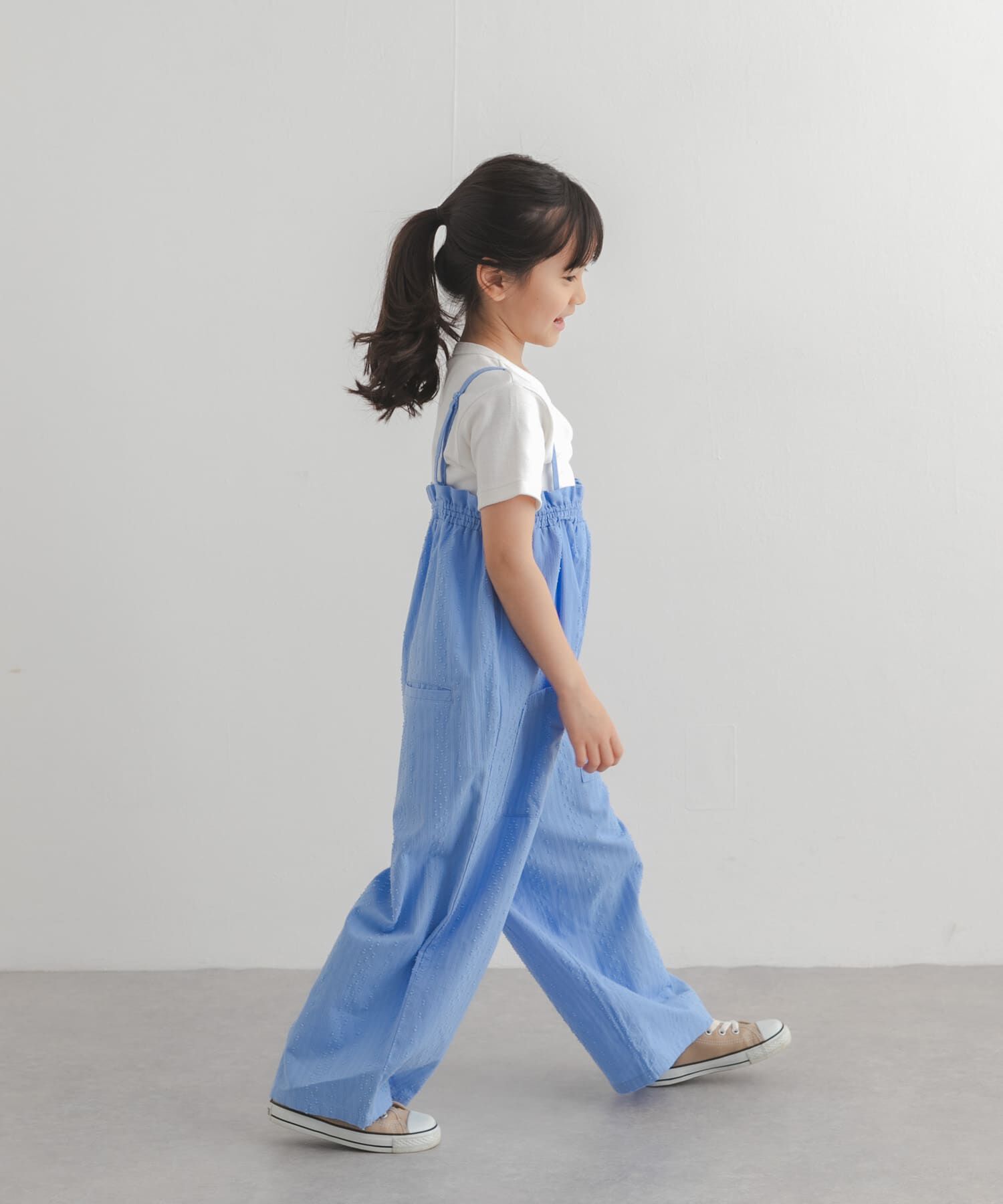URBAN RESEARCH DOORS「フリルバギーキャミサロペット(KIDS)」|ワンピース|