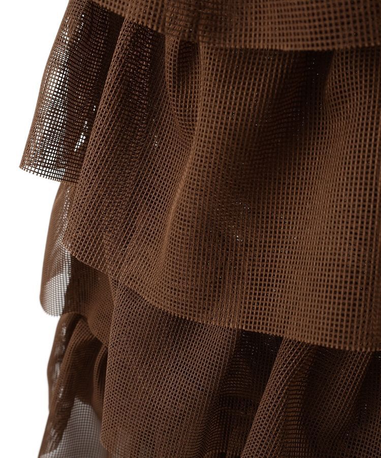 YECCA VECCA「【CASSELINI】メッシュフリルトート」|トートバッグ|