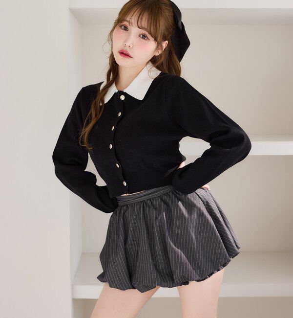  「【SMサイズ展開あり】バルーンミニスカート」|スカート|