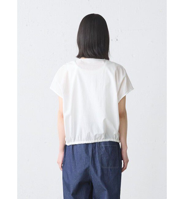 MidiUmi「MidiUmi ピンタックノースリーブシャツ」|シャツ・ブラウス|