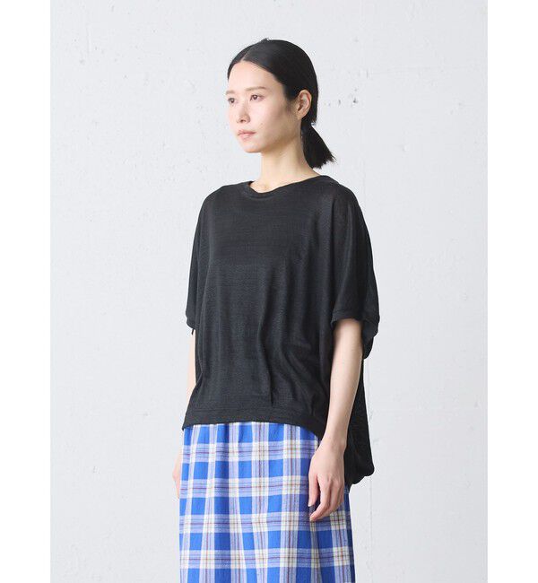 MidiUmi「MidiUmi リネンコクーンプルオーバー」|Tシャツ・カットソー|