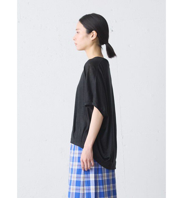 MidiUmi「MidiUmi リネンコクーンプルオーバー」|Tシャツ・カットソー|