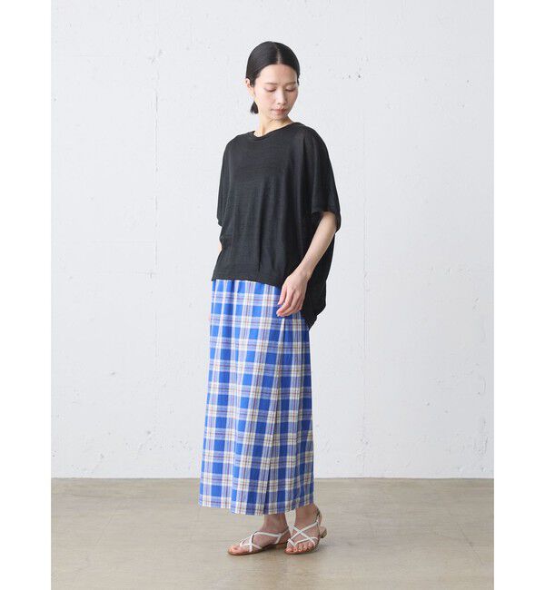 MidiUmi「MidiUmi リネンコクーンプルオーバー」|Tシャツ・カットソー|