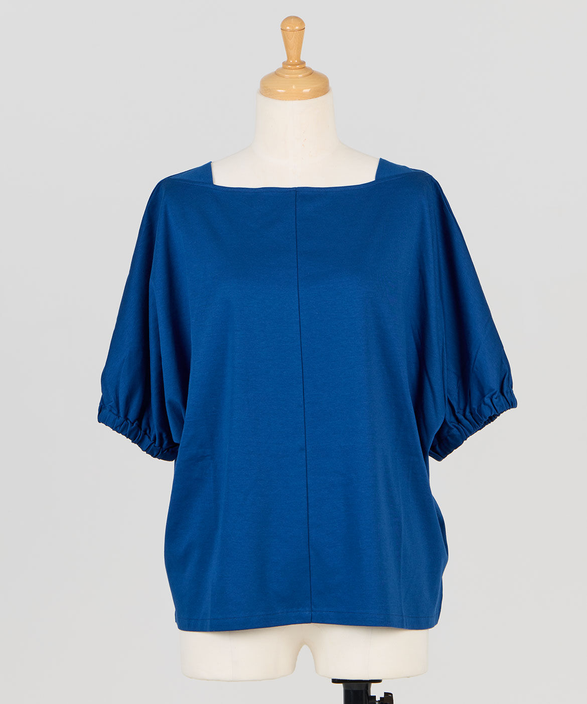 INED「《大きいサイズ》ドルマンスリーブカットソー」|Tシャツ・カットソー|ブルー1