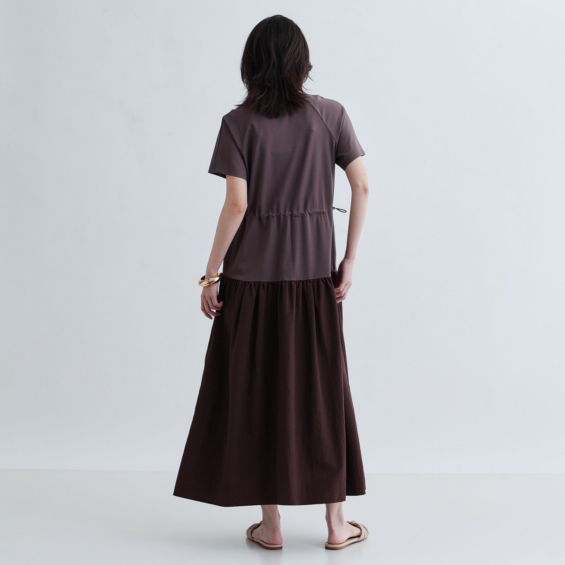 GALLEST「ロング丈ジャージワンピース」|ワンピース|