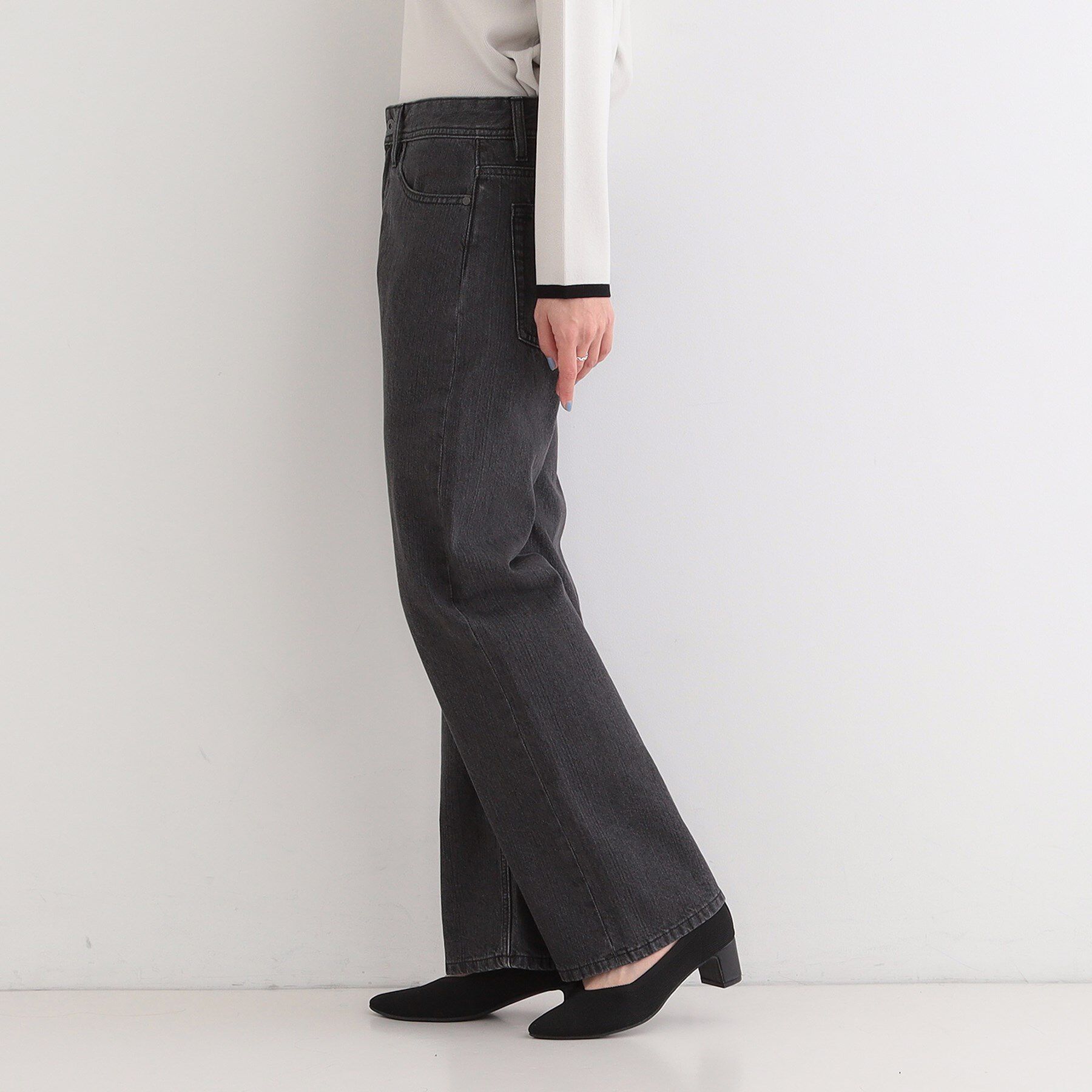 SHOO･LA･RUE「【SHOO・LA・RUE DENIM/SS-LL】程よい厚みの ストレートデニムパンツ（10.5オン」|デニム|
