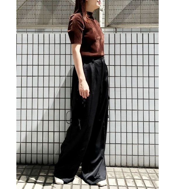 CALNAMUR「TULLE FLOCKING EMB TOPS/チュールフロッキングエンブロイダリートップス」|Tシャツ・カットソー|