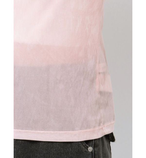 CALNAMUR「TULLE FLOCKING EMB TOPS/チュールフロッキングエンブロイダリートップス」|Tシャツ・カットソー|