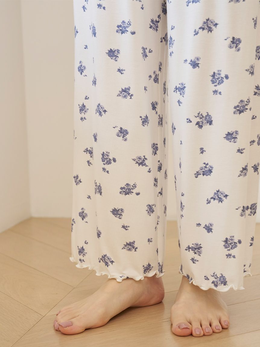 SNIDEL HOME「【接触冷感】フラワーリボンセットアップ」|ルームウェア|