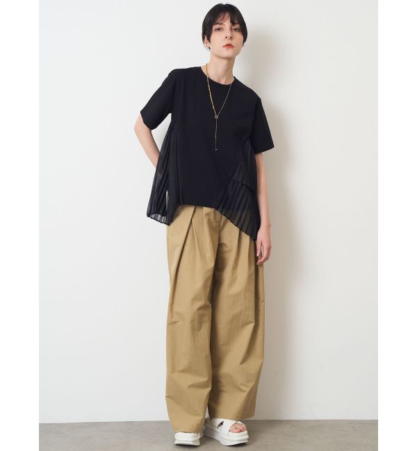 ELENDEEK「PLEAT DOCKING CS」|Tシャツ・カットソー|