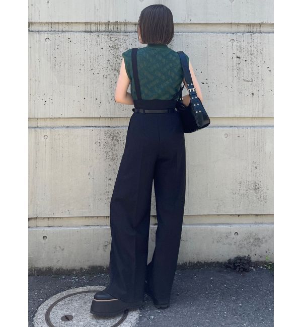 MURUA「フェイクレザーベルトサスペンダーパンツ【セット販売対象】」|その他|