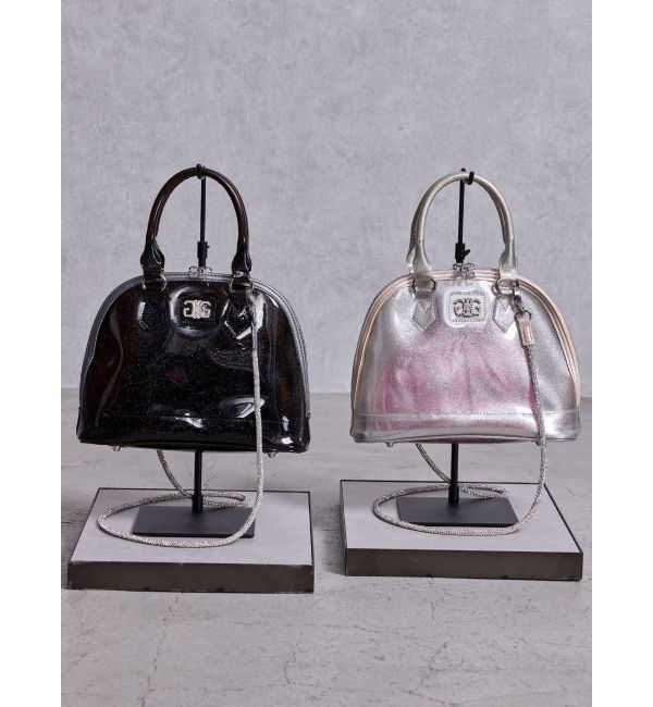 GYDA「SymmetryGYDA GLITTERクリアBAG」|ハンドバッグ|
