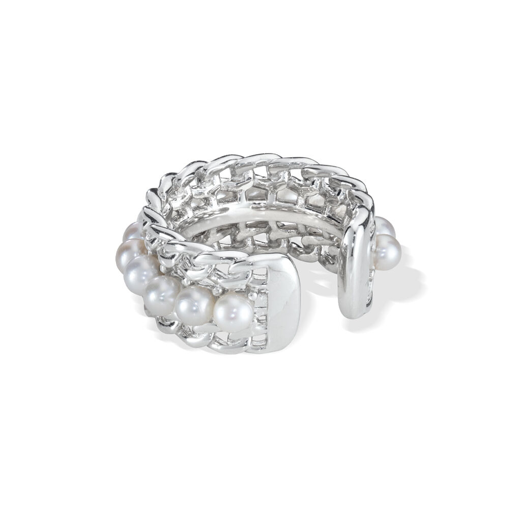 STAR JEWELRY「CHAIN PEARL EAR CUFF」|イヤリング|